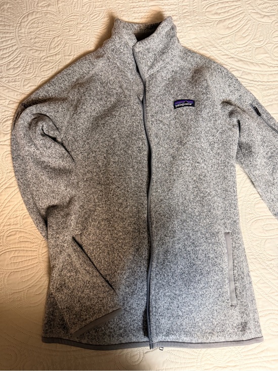 Patagonia Jackets & Blazers - Patagonia Gray Women’s Full-Zip Heather Fleece Jacket